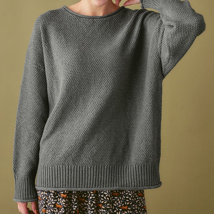 綿１００％鹿の子編みゆるニット | Viola e Viola | 詳細画像14 