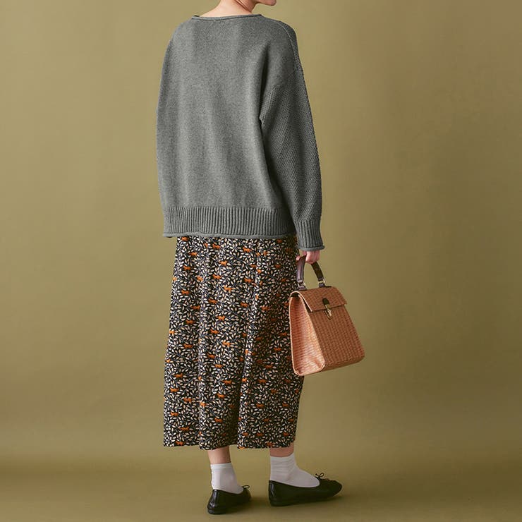 綿１００％鹿の子編みゆるニット | Viola e Viola | 詳細画像15 