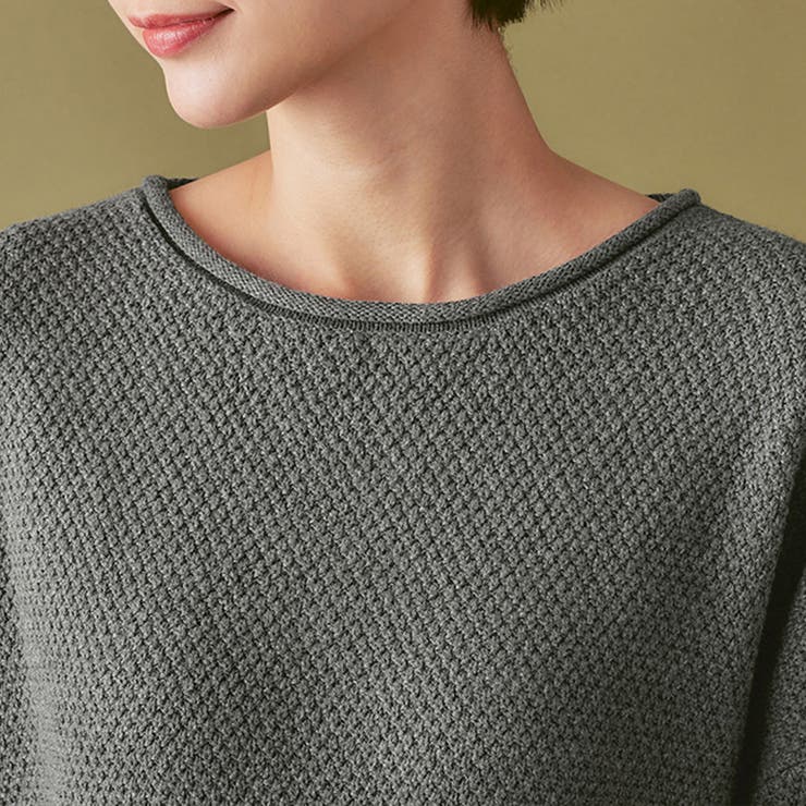 綿１００％鹿の子編みゆるニット | Viola e Viola | 詳細画像16 