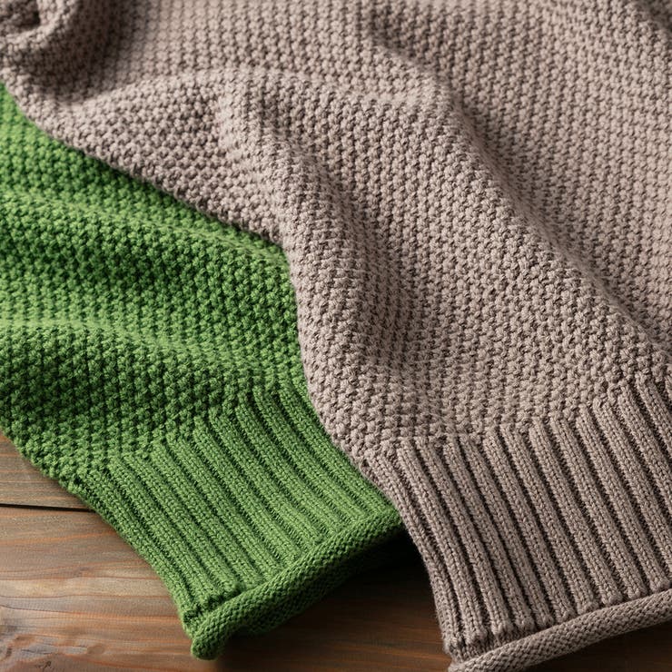 綿１００％鹿の子編みゆるニット | Viola e Viola | 詳細画像3 