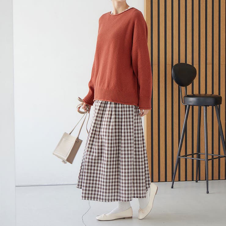 綿１００％鹿の子編みゆるニット | Viola e Viola | 詳細画像6 