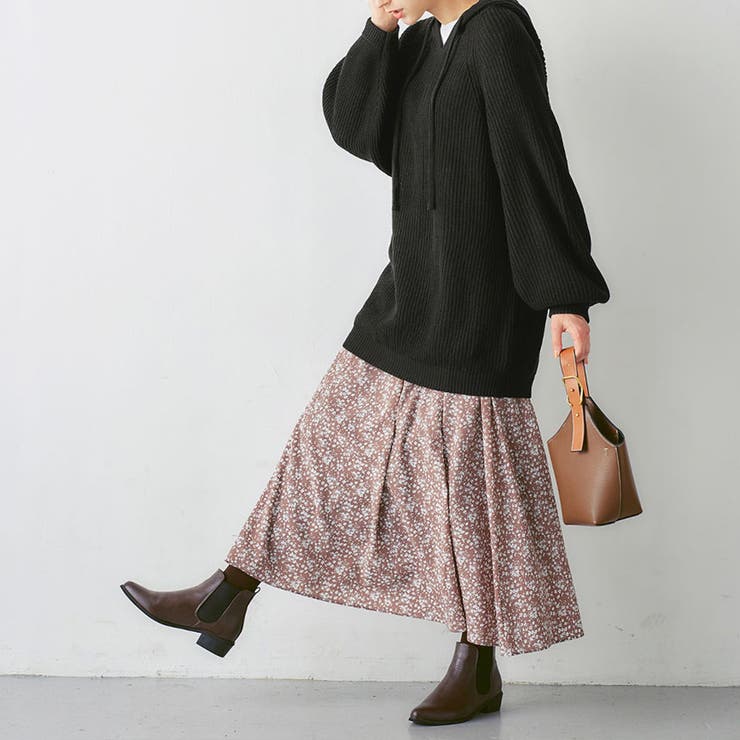 バルーン袖ゆるパーカーニット | Viola e Viola | 詳細画像6 