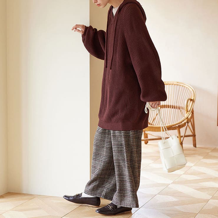 バルーン袖ゆるパーカーニット | Viola e Viola | 詳細画像14 