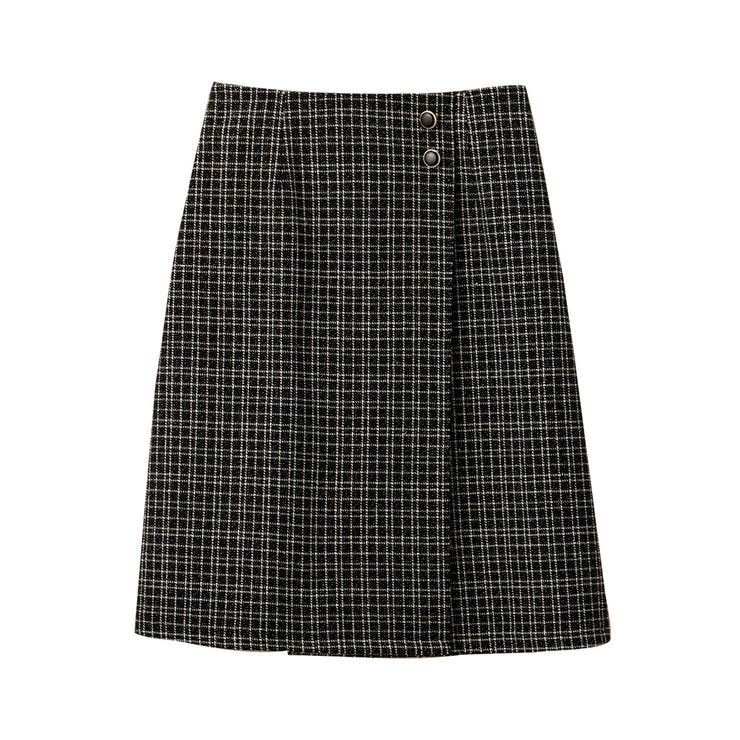 ラメツイードラップ風ミニスカート     | alotta | 詳細画像11 