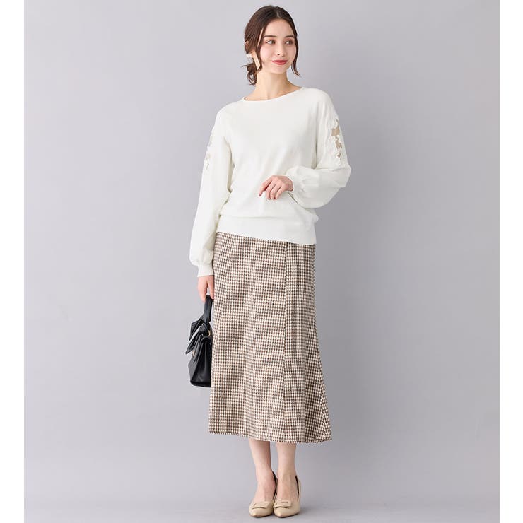 ツイード金ボタンマーメイドスカート    | alotta | 詳細画像7 