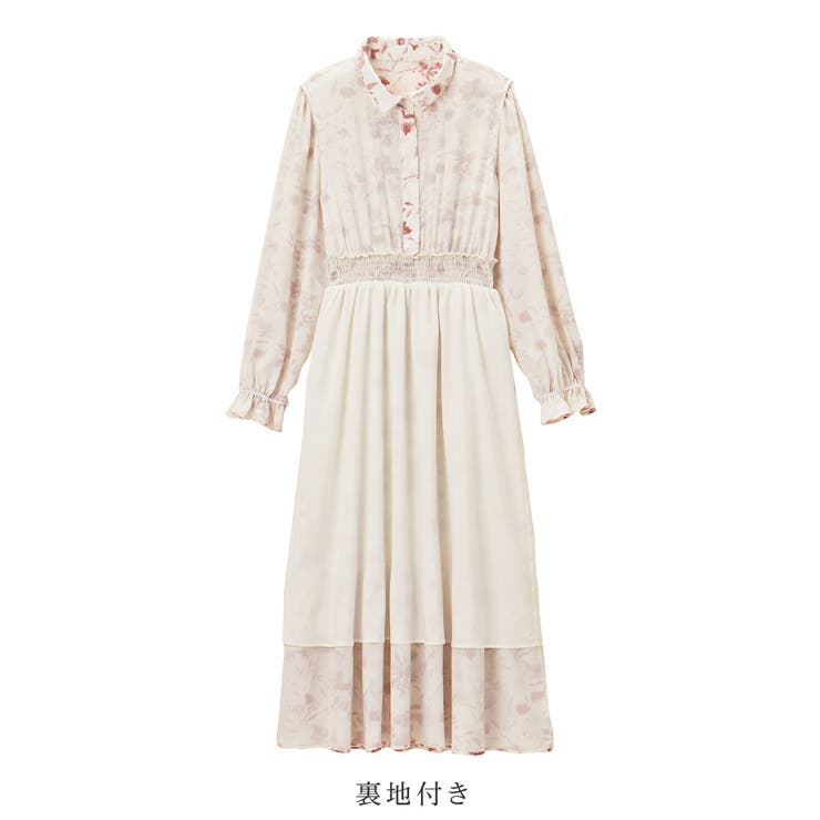 衿付ピンタック花柄ワンピース       | alotta | 詳細画像12 