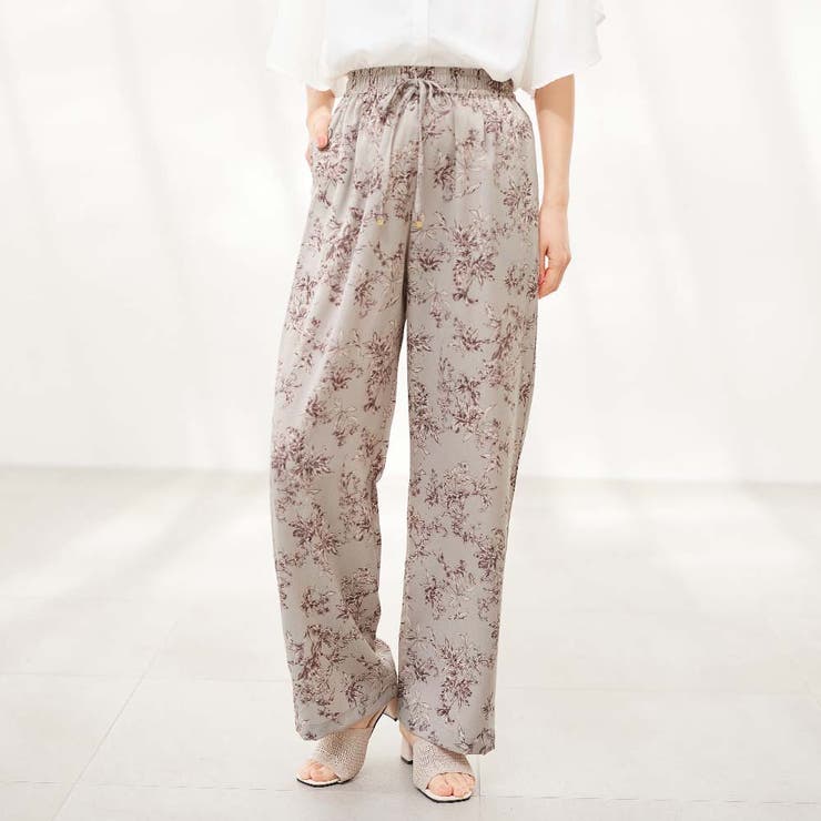 大花大人プリントイージーパンツ      | Viola e Viola | 詳細画像1 