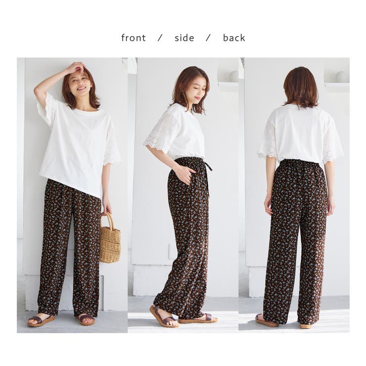 小花プリントイージーパンツ | Viola e Viola | 詳細画像3 