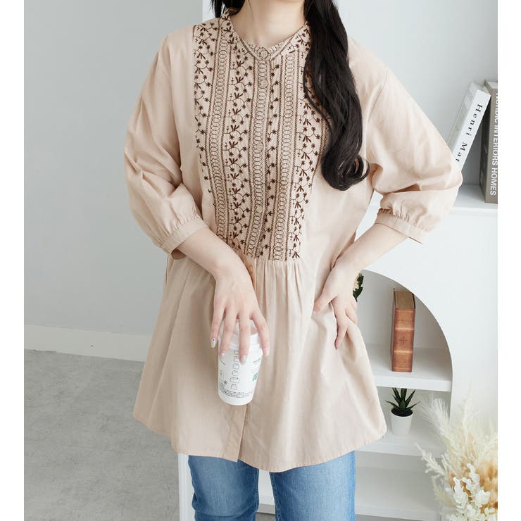 アルチビオ　レディースシャツ　36　新品　てんとう虫 100・120】パイナップルてんとう虫半袖Tシャツ◇碧/キッズ
