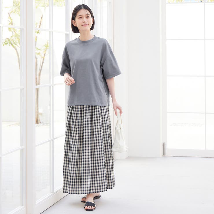 さらひやコットンプチハイ５分袖Ｔシャツ | Viola e Viola | 詳細画像7 