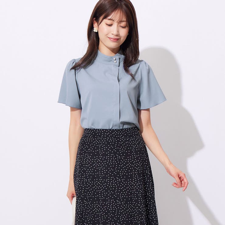 ２ＷＡＹパール調ボウタイブラウス | alotta | 詳細画像10 