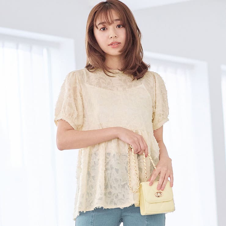 フェザーペプラムチュニック | alotta | 詳細画像1 