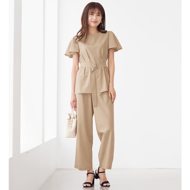 麻調袖タックブラウス | alotta | 詳細画像9 