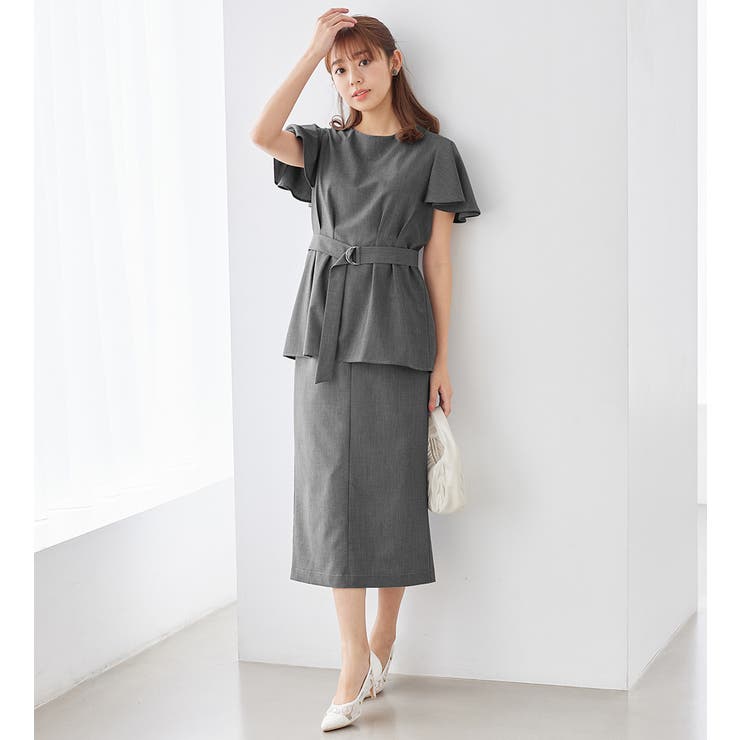 麻調セミタイトスカート | alotta | 詳細画像11 