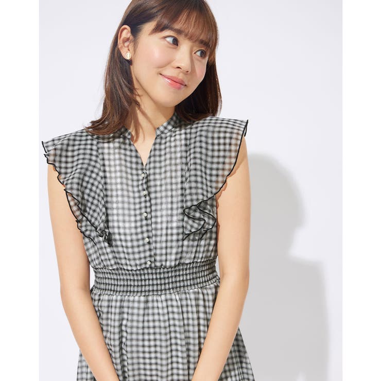 AUBREY】チェックジャガードロングワンピース – ANDREA&Co.