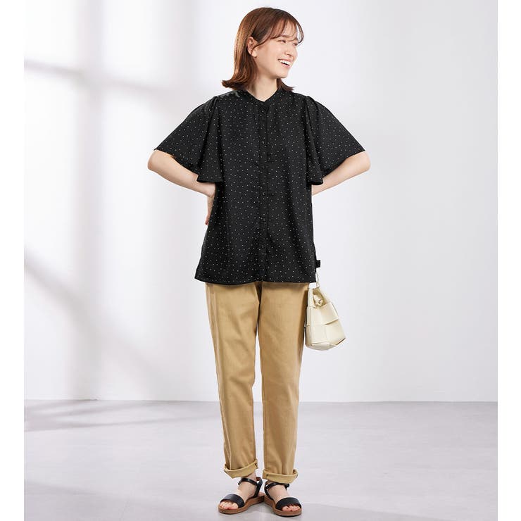 プリントフレア袖ブラウス | Viola e Viola | 詳細画像10 