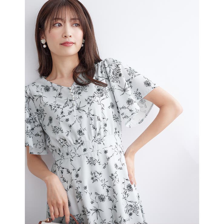 欲しいが詰まったひんやり花柄ワンピース | alotta | 詳細画像18 