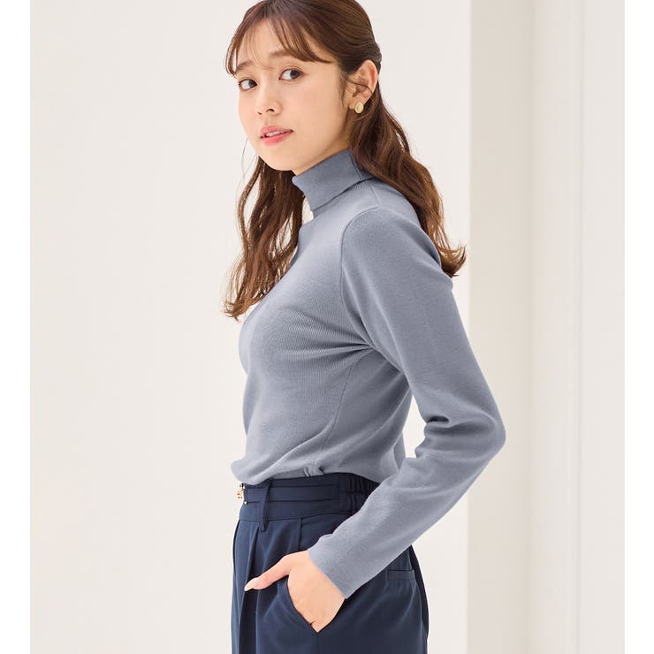 もっちりタッチタートルネックニット | alotta | 詳細画像12 