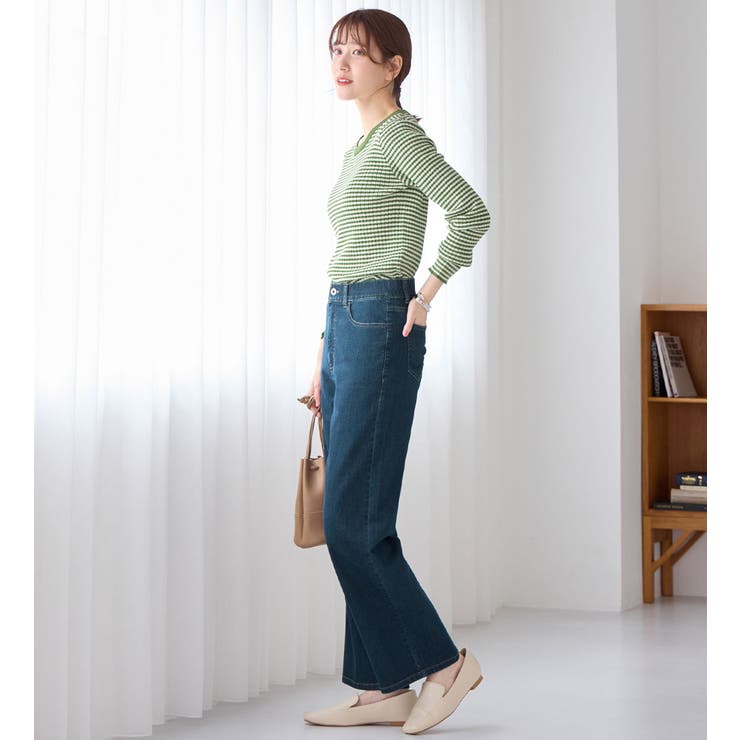 のび心地ゆるストレートパンツ | Viola e Viola | 詳細画像14 