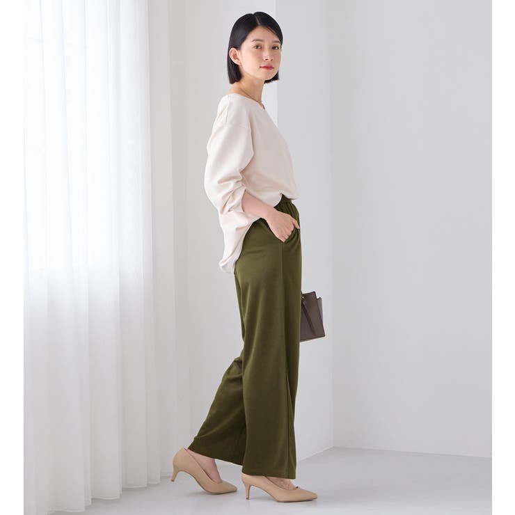 楽ちんきれい美脚ストレートパンツ | Viola e Viola | 詳細画像9 