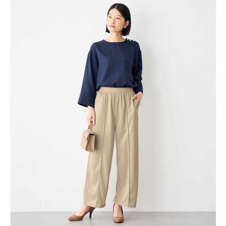 楽ちんきれい美脚ストレートパンツ | Viola e Viola | 詳細画像17 