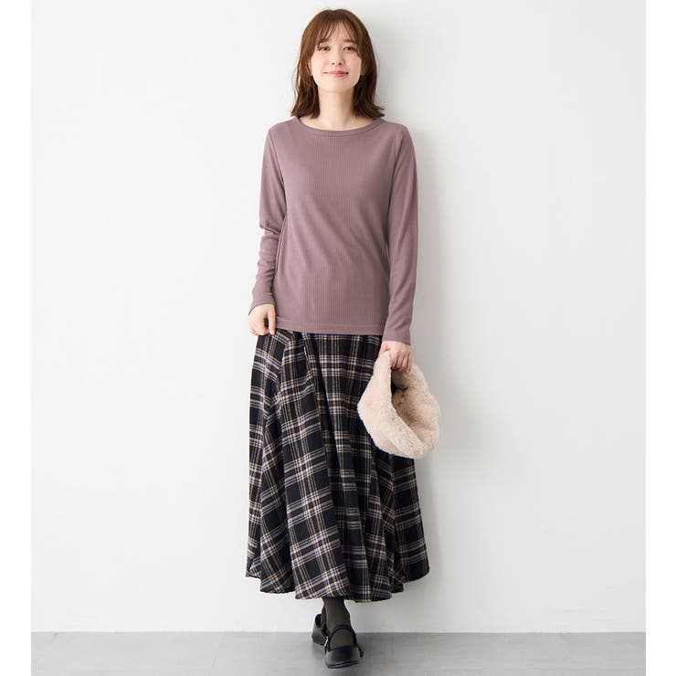 温リブ裏起毛プルオーバー（クルーネック | Viola e Viola | 詳細画像11 