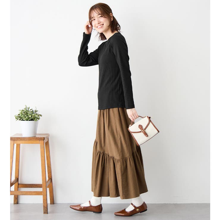 温リブ裏起毛プルオーバー（クルーネック | Viola e Viola | 詳細画像22 