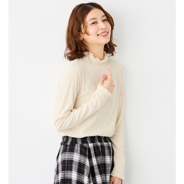 温リブ衿レースプチハイネックプルオーバ | Viola e Viola | 詳細画像14 