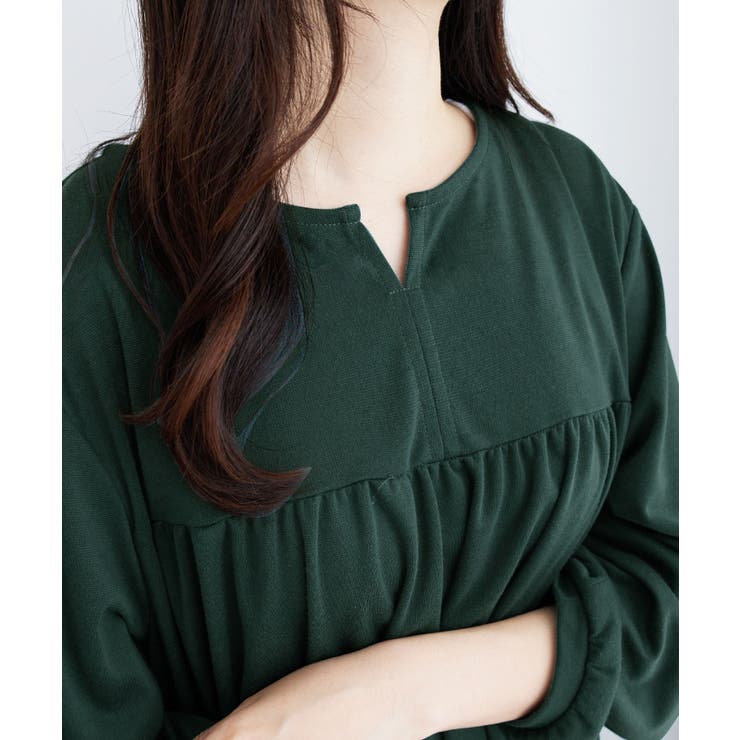 なめらかポンチキーネックチュニック | Viola e Viola | 詳細画像13 