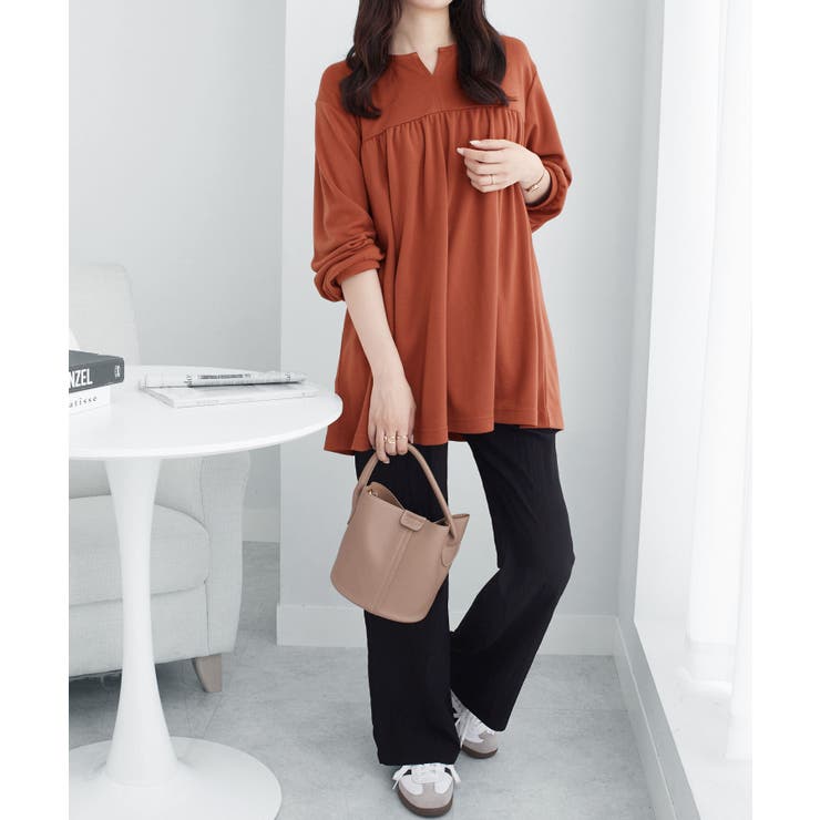 なめらかポンチキーネックチュニック | Viola e Viola | 詳細画像20 