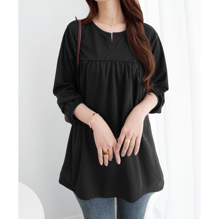 なめらかポンチキーネックチュニック | Viola e Viola | 詳細画像21 