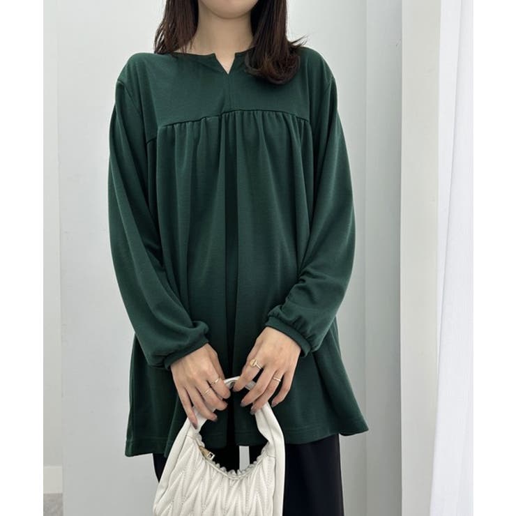 なめらかポンチキーネックチュニック | Viola e Viola | 詳細画像14 