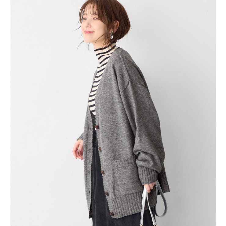 洗えるもちもちミドル丈ニットカーデ | Viola e Viola | 詳細画像24 