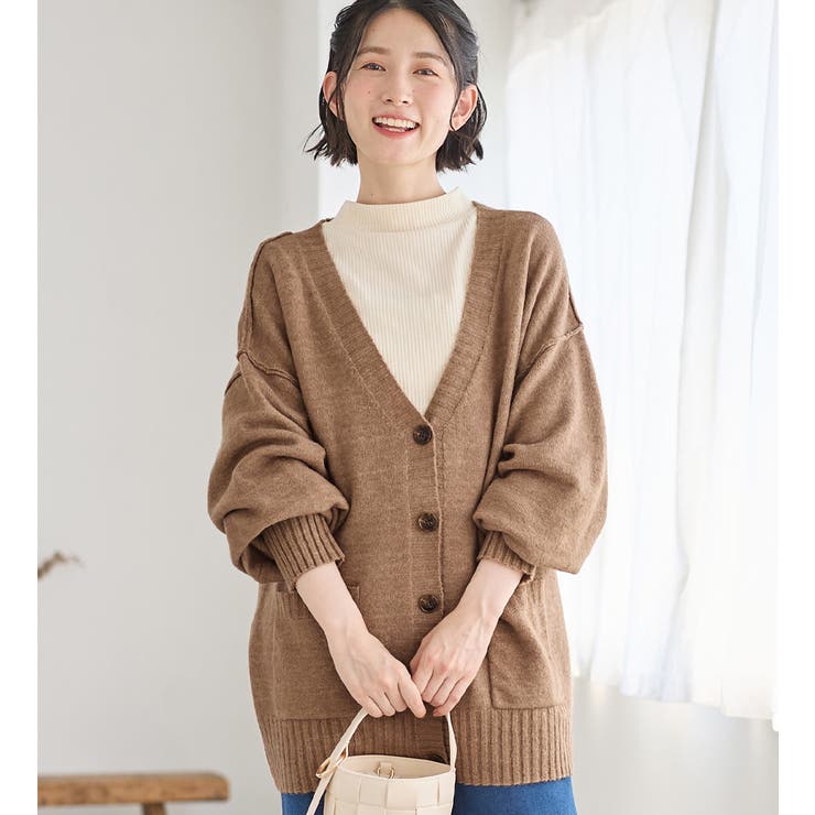 洗えるもちもちミドル丈ニットカーデ | Viola e Viola | 詳細画像28 