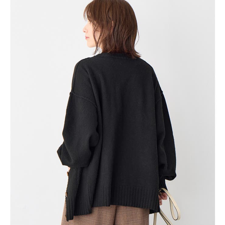 洗えるもちもちミドル丈ニットカーデ | Viola e Viola | 詳細画像35 