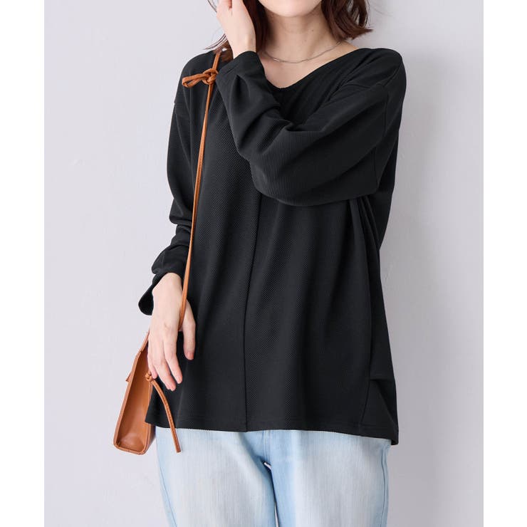 細見えラインリップル切替トップス | Viola e Viola | 詳細画像16 