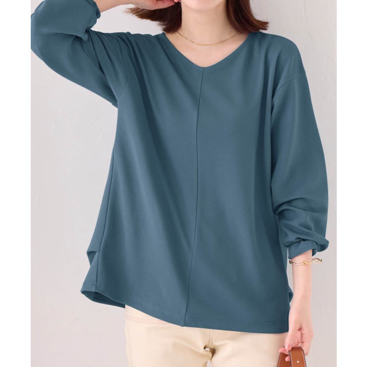 細見えラインリップル切替トップス | Viola e Viola | 詳細画像22 