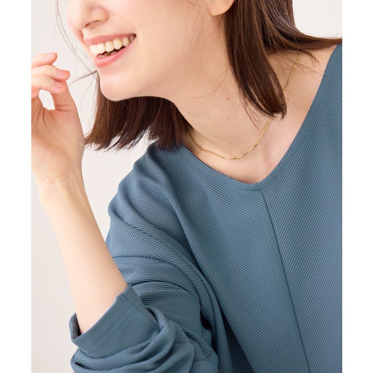 細見えラインリップル切替トップス | Viola e Viola | 詳細画像25 