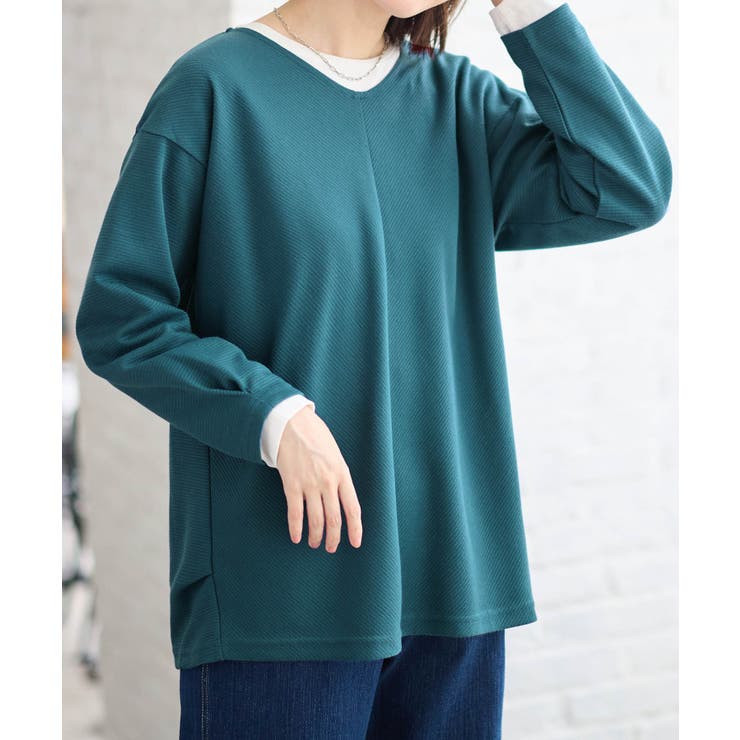 細見えラインリップル切替トップス | Viola e Viola | 詳細画像31 