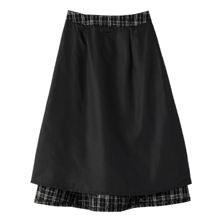 高見えツイードチェックフレアースカート | alotta | 詳細画像24 