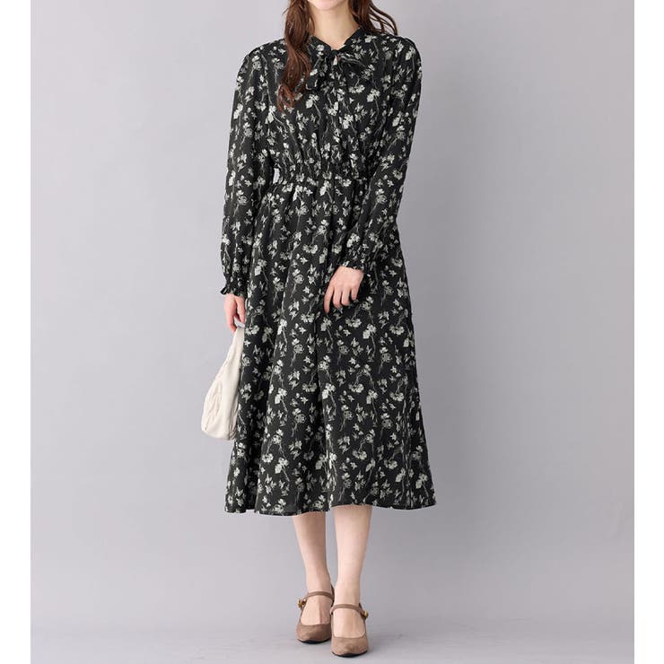 美人シルエットボウタイワンピース | alotta | 詳細画像11 