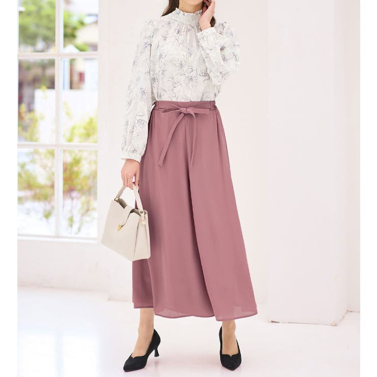 あったか裏地付ふんわりワイドパンツ | alotta | 詳細画像9 