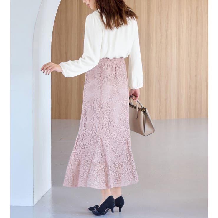 あったか裏地付ネックパールブラウス | alotta | 詳細画像18 