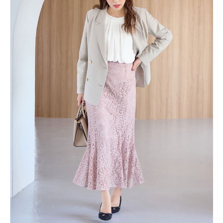 あったか裏地付ネックパールブラウス | alotta | 詳細画像19 