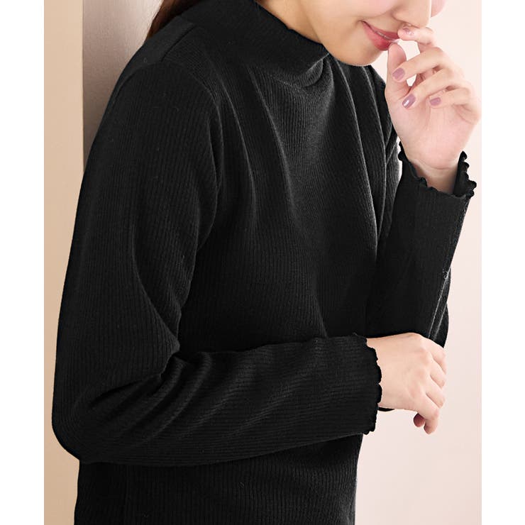 ブラック | フワぽかテレコ裏ファープルオーバー    | alotta
