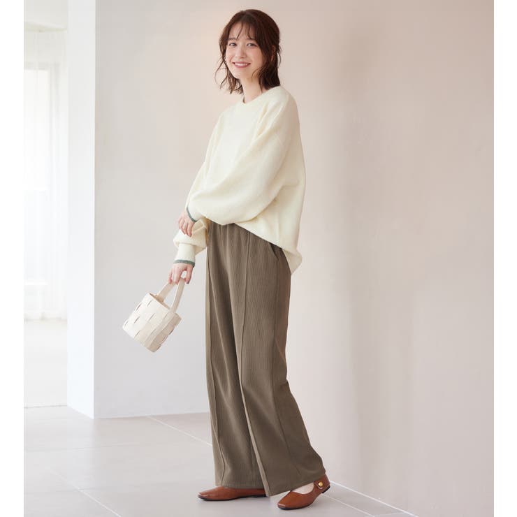 毛布のような温かさ楽ぽか裏ファーストレートパンツ | Viola e Viola | 詳細画像20 