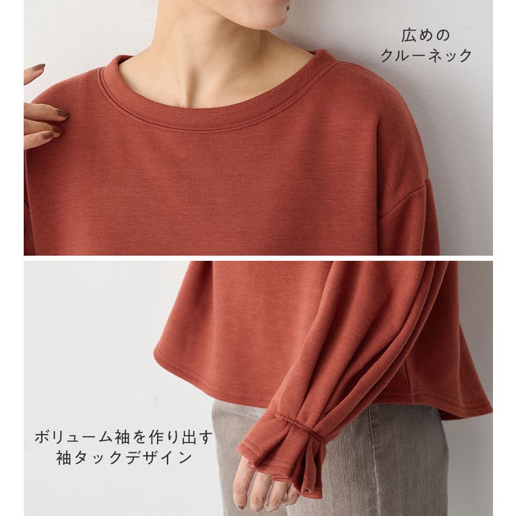 裏ファー袖タックチュニック | Viola e Viola | 詳細画像8 