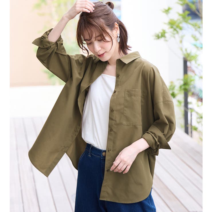 お手入れ簡単羽織りに使えるオーバーシャツ | Viola e Viola | 詳細画像9 