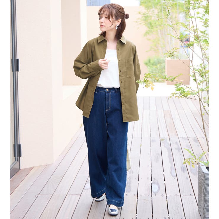 お手入れ簡単羽織りに使えるオーバーシャツ | Viola e Viola | 詳細画像10 