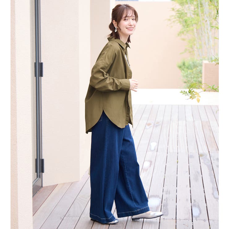 お手入れ簡単羽織りに使えるオーバーシャツ | Viola e Viola | 詳細画像11 